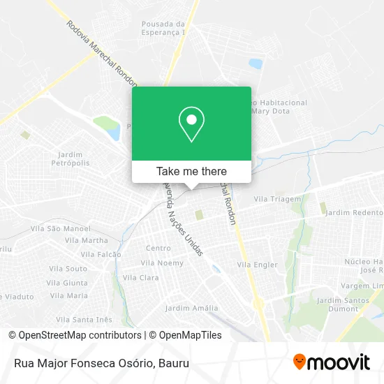 Rua Major Fonseca Osório map