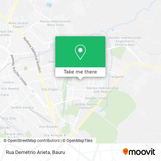 Rua Demétrio Arieta map