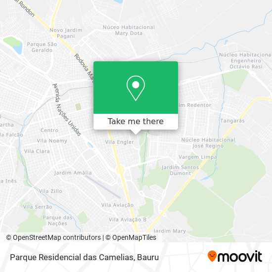 Mapa Parque Residencial das Camelias