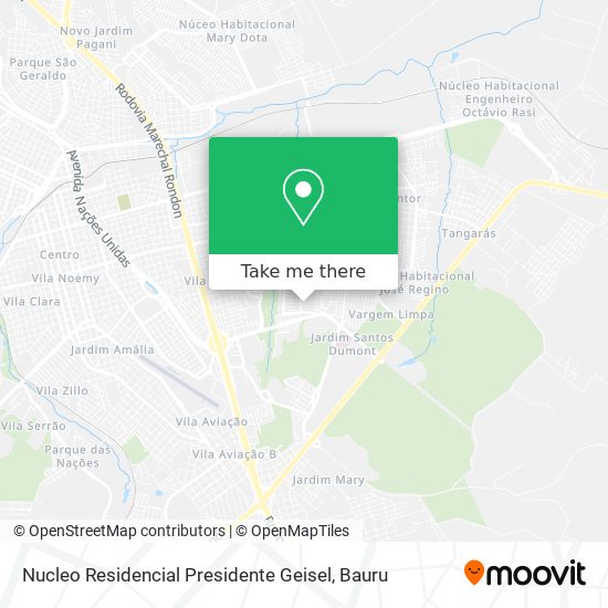 Nucleo Residencial Presidente Geisel map