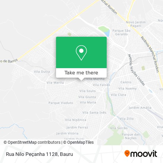 Rua Nilo Peçanha 1128 map