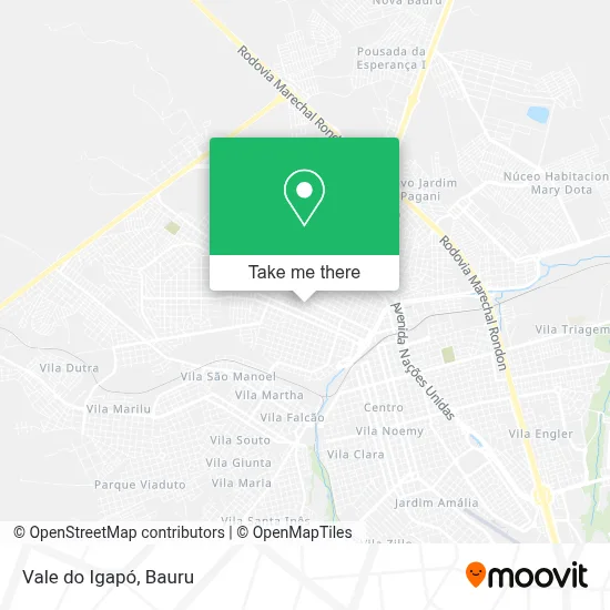 Vale do Igapó map