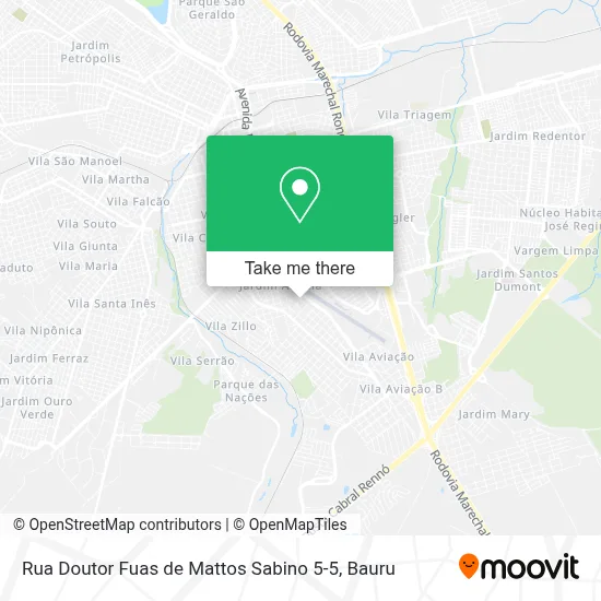 Rua Doutor Fuas de Mattos Sabino 5-5 map