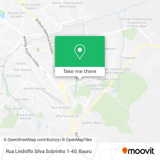 Rua Lindolfo Silva Sobrinho 1-40 map