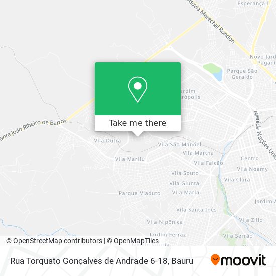 Rua Torquato Gonçalves de Andrade 6-18 map