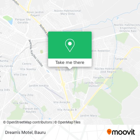 Dream's Motel map