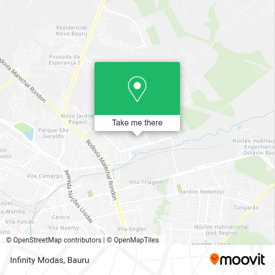 Infinity Modas map