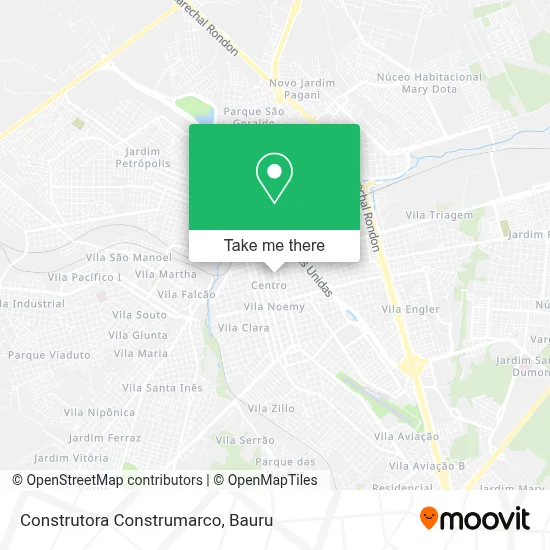 Construtora Construmarco map