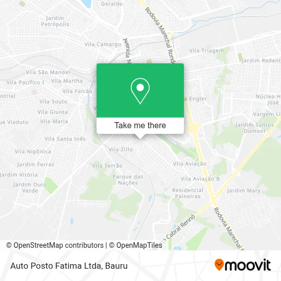Auto Posto Fatima Ltda map