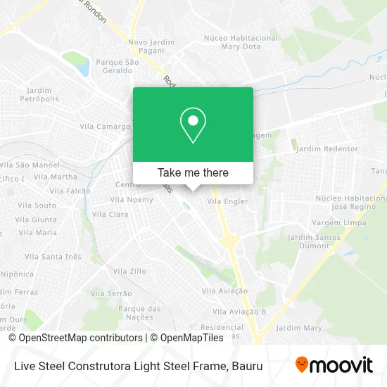 Live Steel Construtora Light Steel Frame map