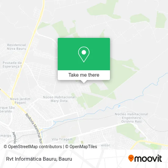 Rvt Informática Bauru map