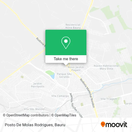 Posto De Molas Rodrigues map