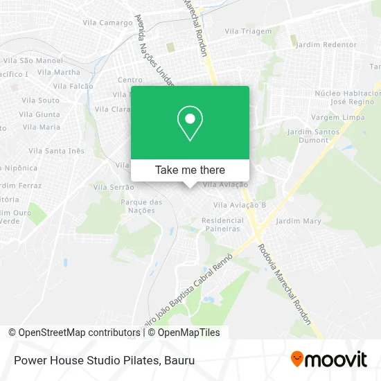 Power House Studio Pilates map
