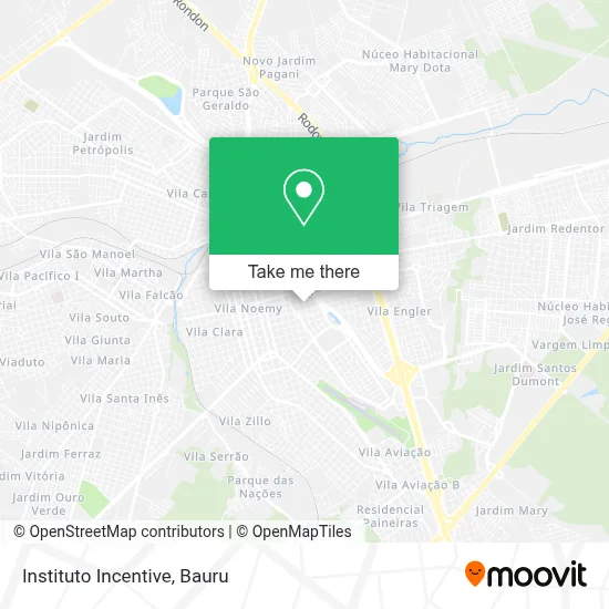 Instituto Incentive map