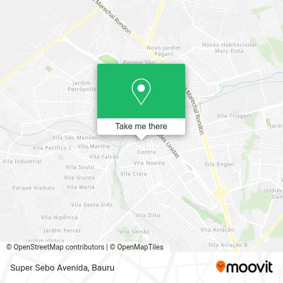 Super Sebo Avenida map
