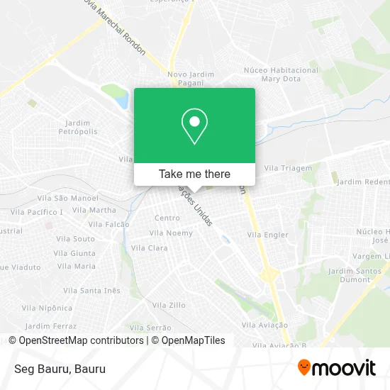 Seg Bauru map