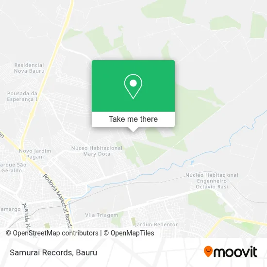 Samurai Records map