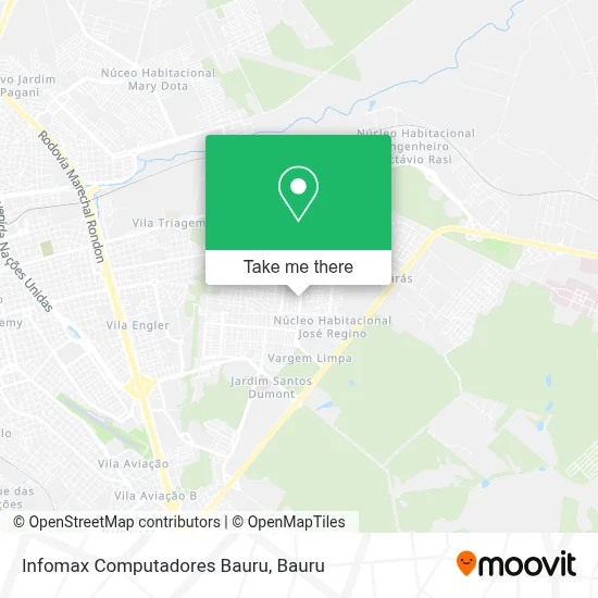 Infomax Computadores Bauru map