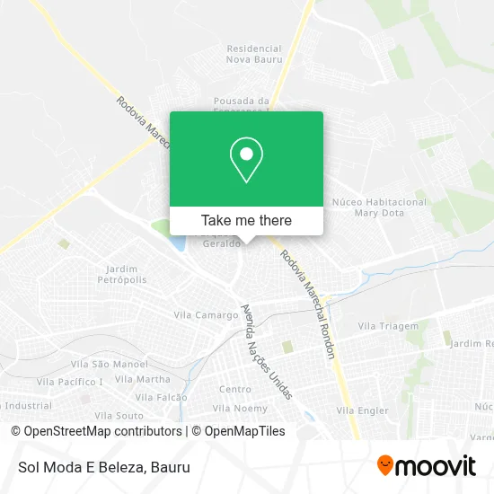 Sol Moda E Beleza map