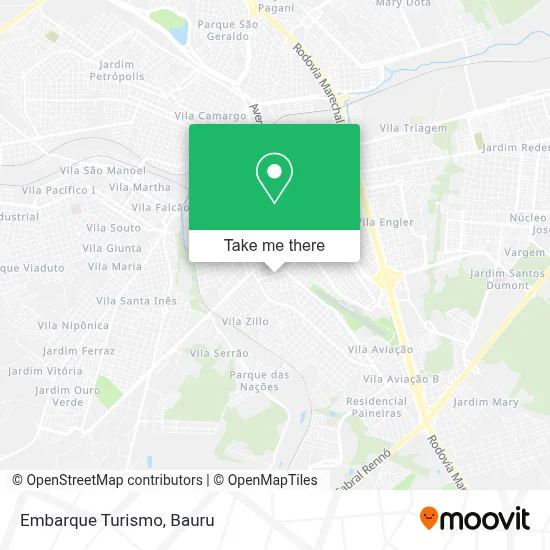 Embarque Turismo map