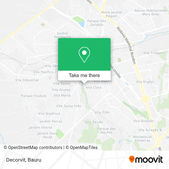 Decorvit map