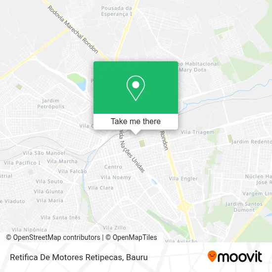 Retifica De Motores Retipecas map