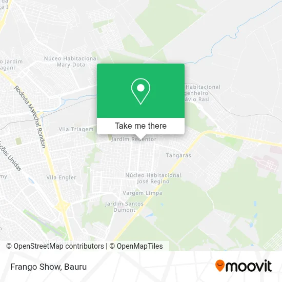 Frango Show map