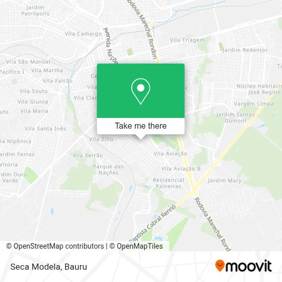 Seca Modela map