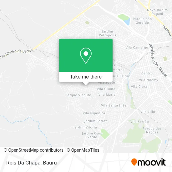 Reis Da Chapa map