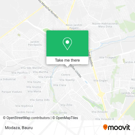 Modaza map