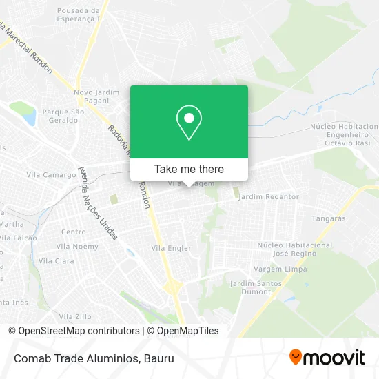 Comab Trade Aluminios map