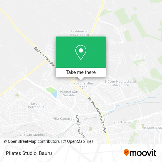 Pilates Studio map