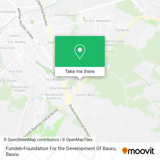 Fundeb-Foundation For the Development Of Bauru map