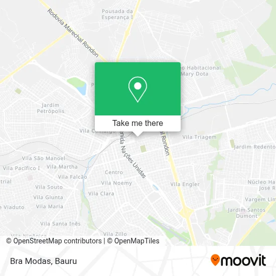 Bra Modas map