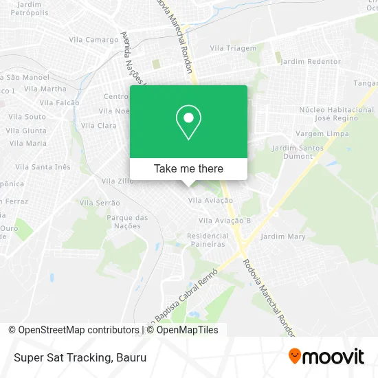 Super Sat Tracking map