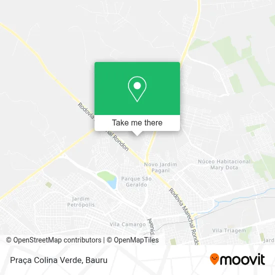Praça Colina Verde map