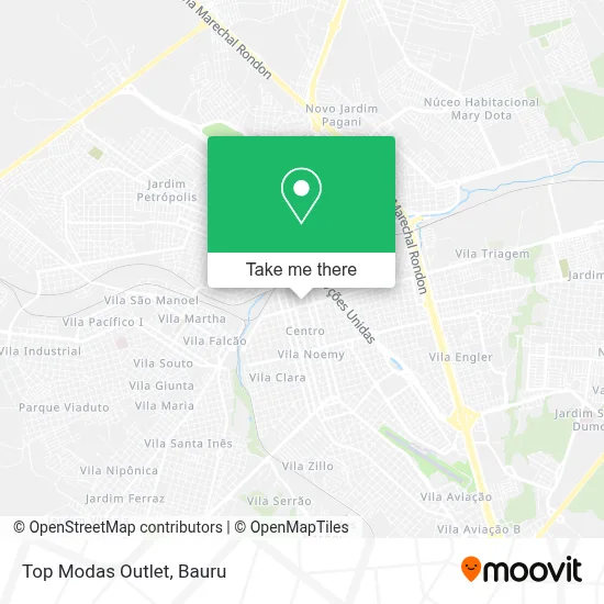 Top Modas Outlet map