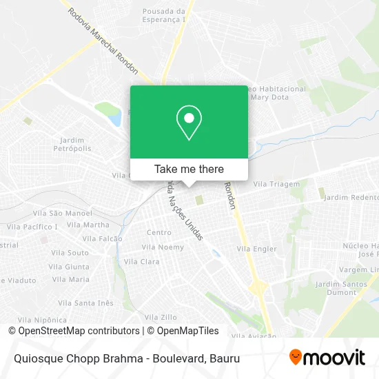 Quiosque Chopp Brahma - Boulevard map