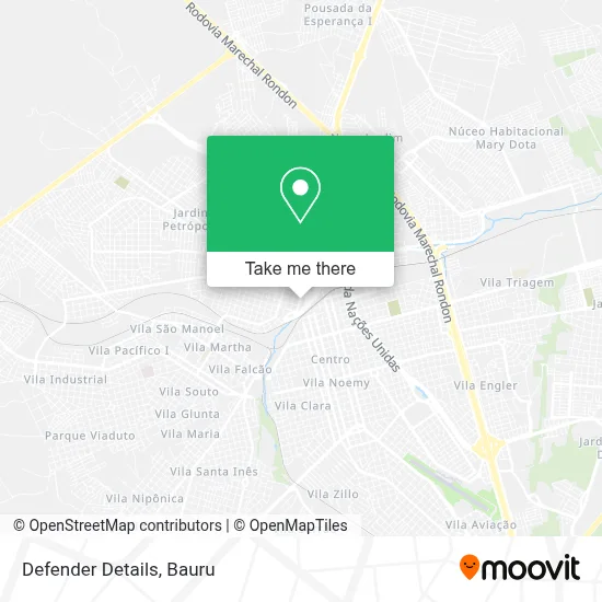 Defender Details map