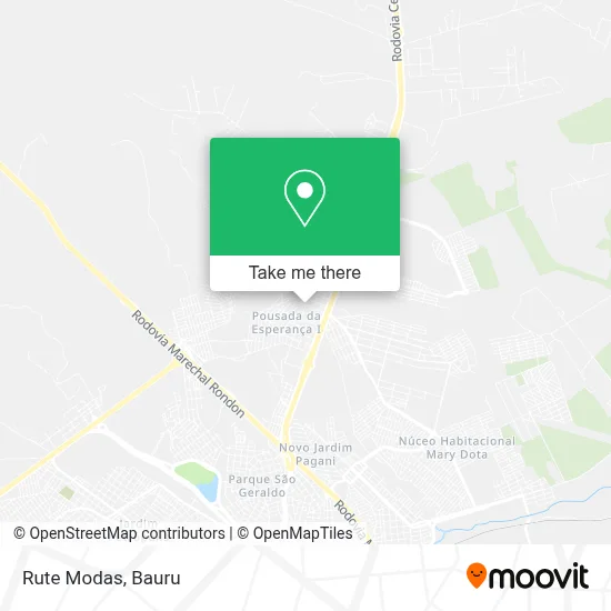 Rute Modas map