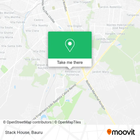 Stack House map