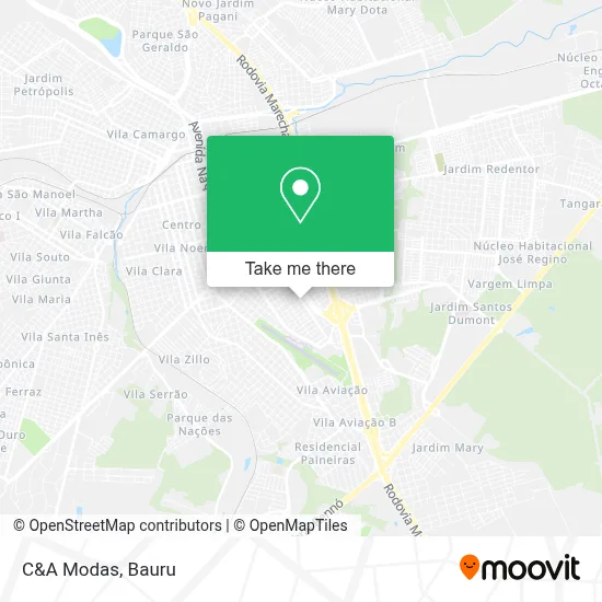 C&A Modas map