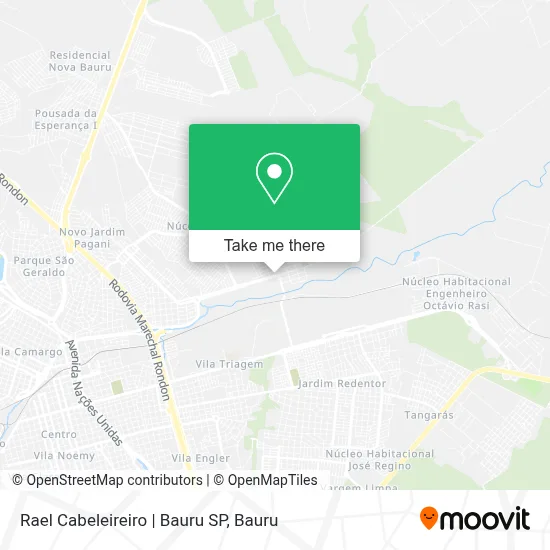 Rael Cabeleireiro | Bauru SP map