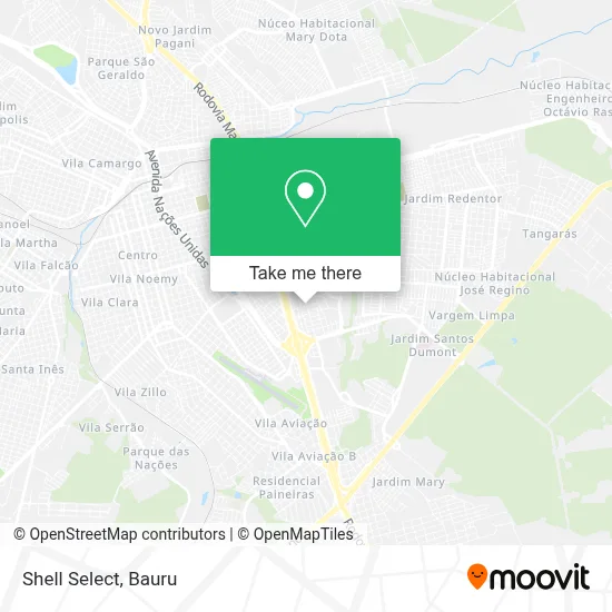 Shell Select map