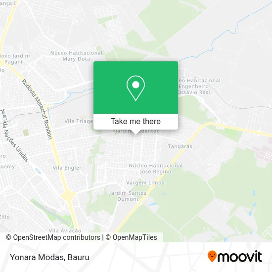 Yonara Modas map