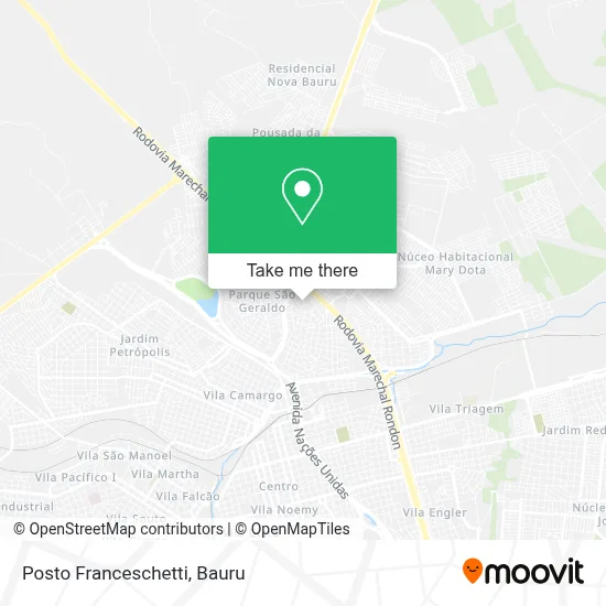 Posto Franceschetti map