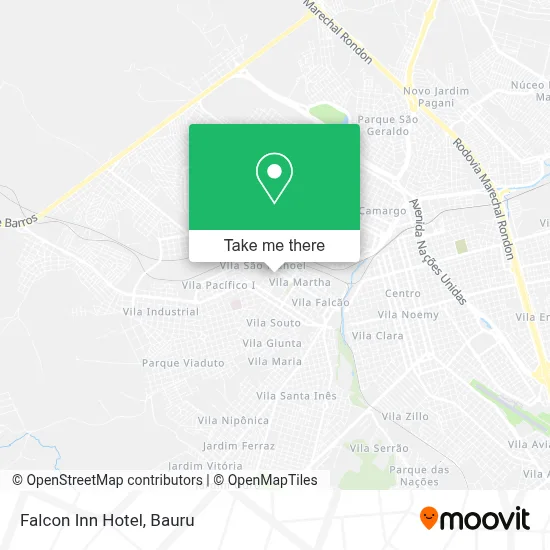 Falcon Inn Hotel map