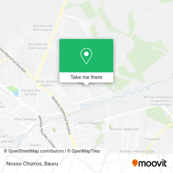 Nosso Churros map