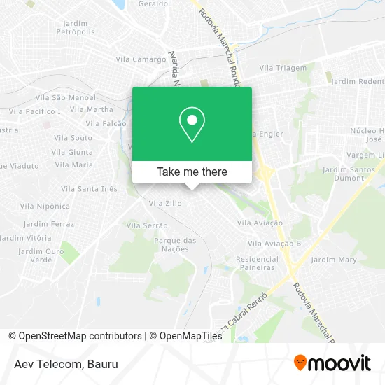 Aev Telecom map