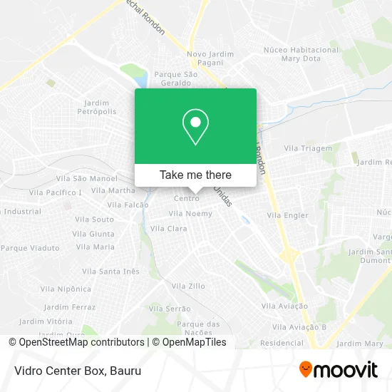 Vidro Center Box map